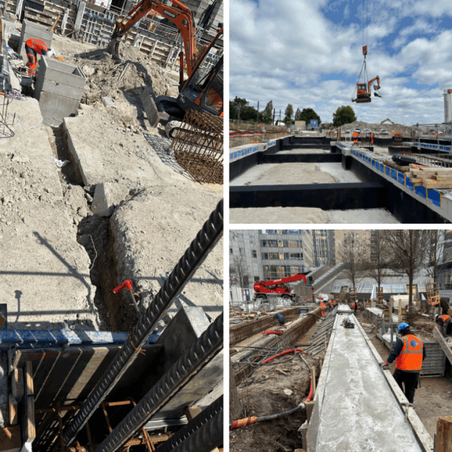 plan d'exécution soudure TP BTP bâtiment société ARD Lagny sur Marne maçonnerie béton aménagement gros œuvre