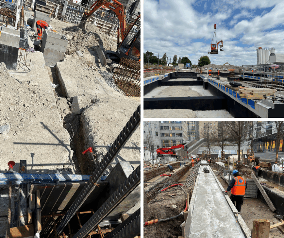 plan d'exécution soudure TP BTP bâtiment société ARD Lagny sur Marne maçonnerie béton aménagement gros œuvre